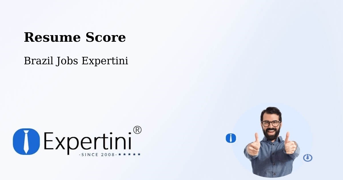 Resume Score & Job Description Match Tool – Faina - Brazil Jobs Expertini